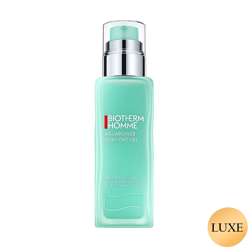 Чоловічий гель для обличчя Biotherm Homme Aquapower Comfort Gel зволоження та живлення, для сухої шкіри, 75 мл