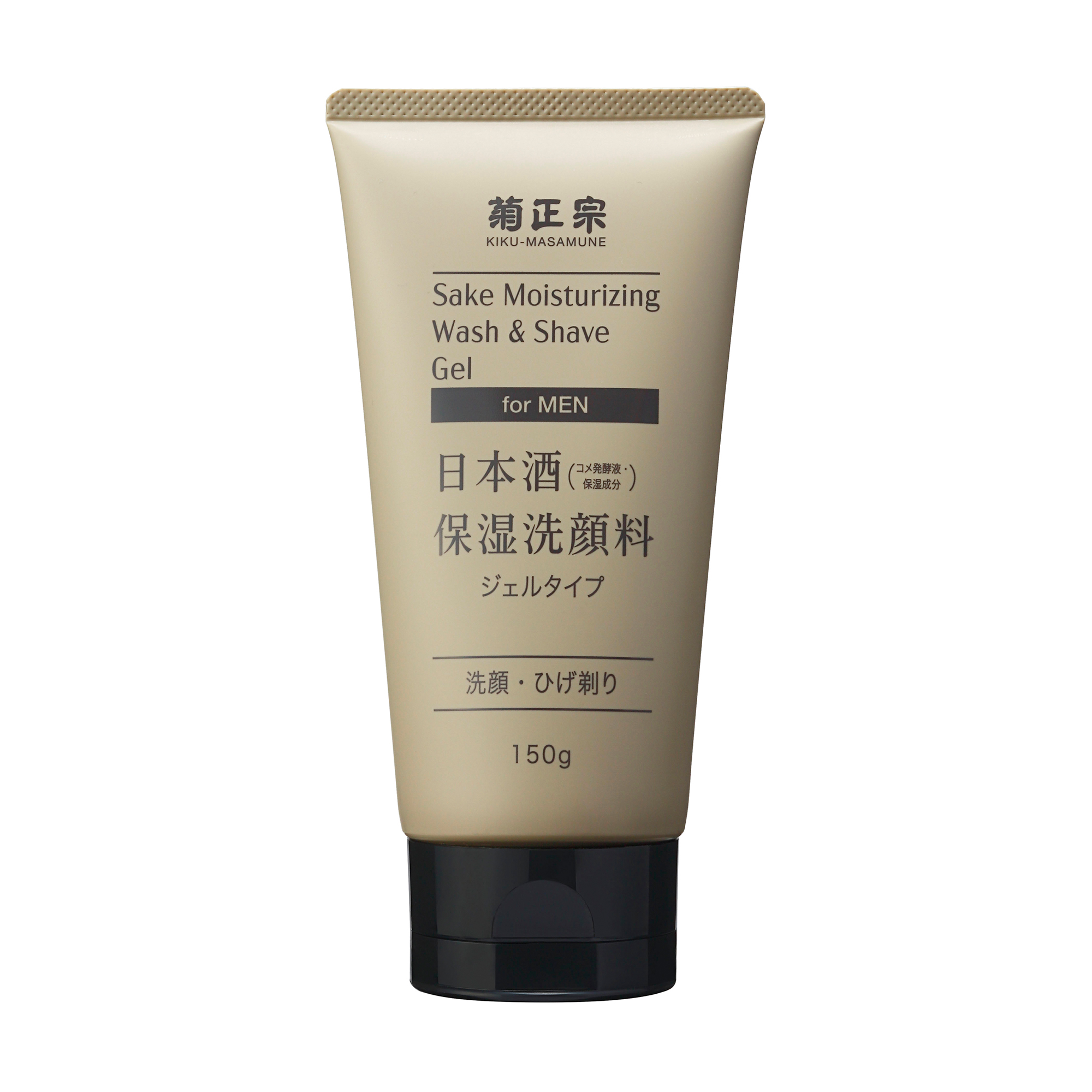Чоловічий гель для вмивання та гоління KIKU-MASAMUNE Sake Moisturizing Wash &amp; Shave Gel for Men, 150 г